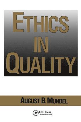 bokomslag Ethics in Quality