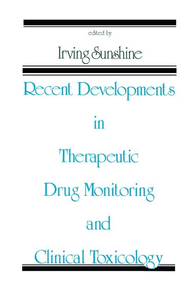 bokomslag Recent Developments in Therapeutic Drug Monitoring and Clinical Toxicology