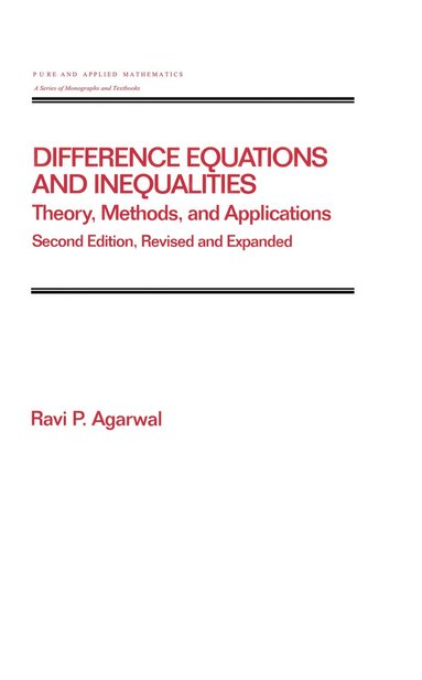 bokomslag Difference Equations and  Inequalities