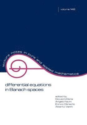 Differential Equations in Banach Spaces 1