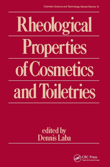 bokomslag Rheological Properties of Cosmetics and Toiletries