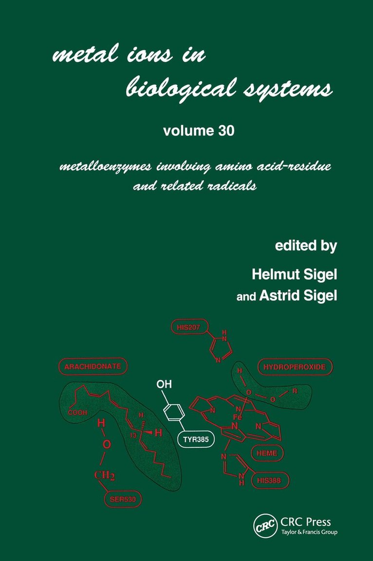 Helmut Sigel, Astrid Sigel - Metal Ions in Biological Systems, Inbunden