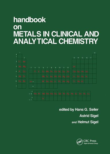 bokomslag Handbook on Metals in Clinical and Analytical Chemistry