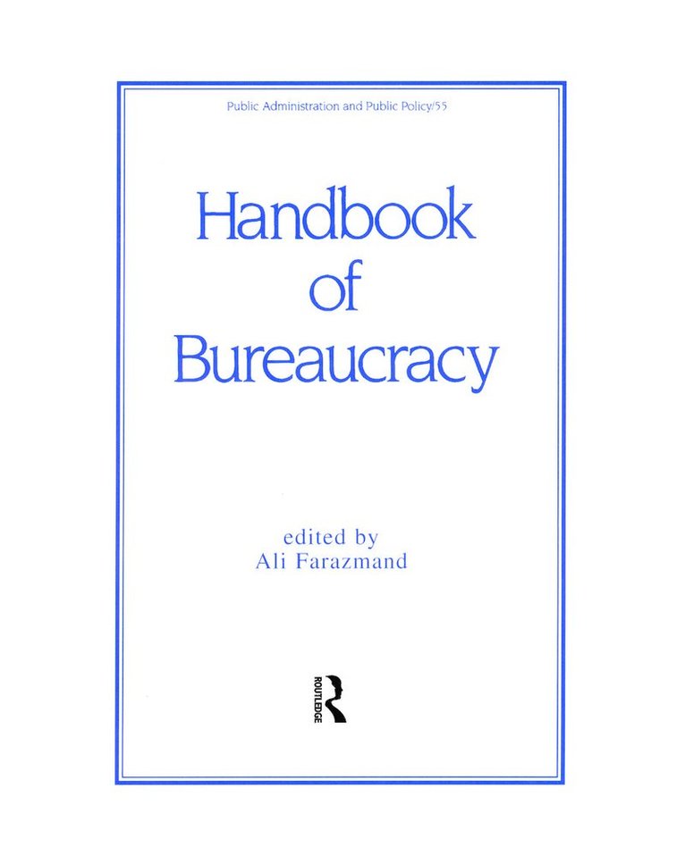 Handbook of Bureaucracy 1