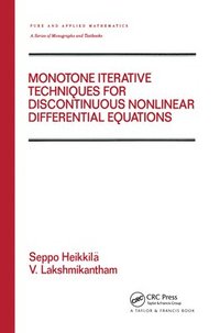 bokomslag Monotone Iterative Techniques for Discontinuous Nonlinear Differential Equations