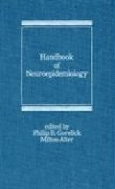 bokomslag Handbook of Neuroepidemiology