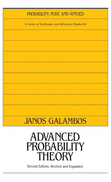 bokomslag Advanced Probability Theory, Second Edition,