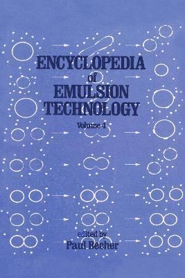 Encyclopedia of Emulsion Technology 1