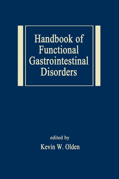 bokomslag Handbook of Functional Gastrointestinal Disorders