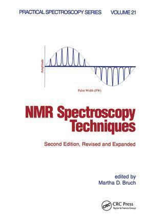 Martha Bruch - NMR Spectroscopy Techniques, Inbunden