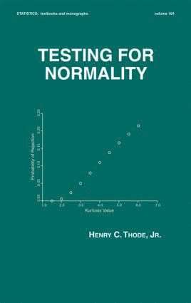 Henry C. Thode - Testing For Normality, Inbunden