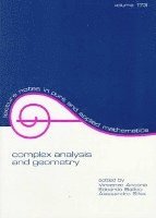 bokomslag Complex Analysis and Geometry