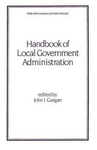 bokomslag Handbook of Local Government Administration