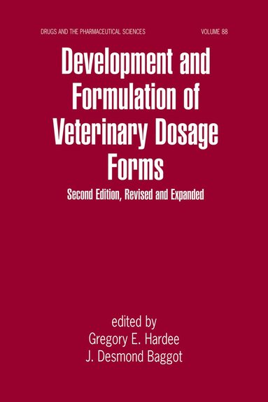 bokomslag Development and Formulation of Veterinary Dosage Forms