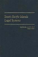 bokomslag South Pacific Islands Legal System