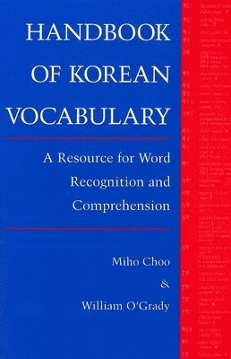 bokomslag Choo: Handbk of Korean Voc Paper