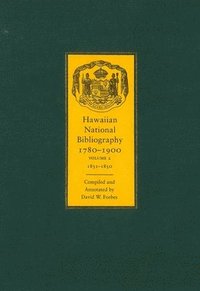 bokomslag Hawaiian National Bibliography, 1780-1900
