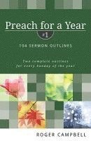 bokomslag Preach for a Year - 104 Sermon Outlines