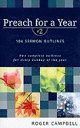 bokomslag Preach for a Year - 104 Sermon Outlines