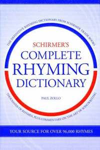 bokomslag Schirmer's Complete Rhyming Dictionary