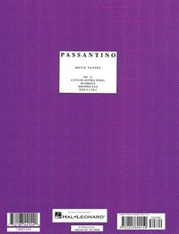 bokomslag Writing Pad No. 15: 6-Stave (Extra Wide): Passantino Manuscript Paper