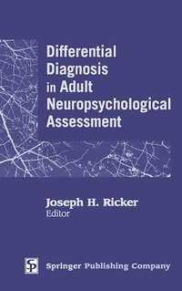 bokomslag Differential Diagnosis in Adult Neuropsychological Assessment