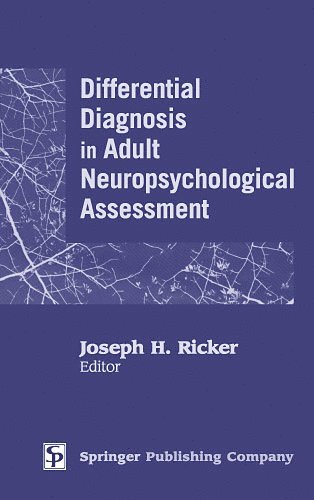 bokomslag Differential Diagnosis in Adult Neuropsychological Assessment