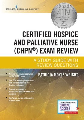Patricia Moyle Wright, C Wright, Patricia Moyle, PhD, MBA, MSN - Certified Hospice and Palliative Nurse (CHPN) Exam Review, Häftad
