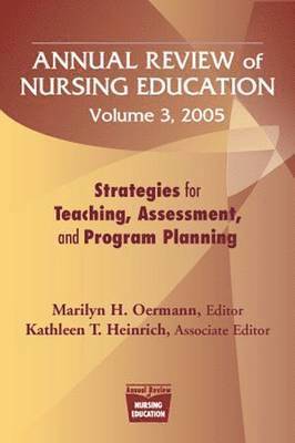 Annual Review of Nursing Education v. 3 1