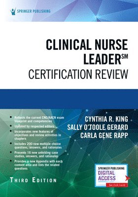 bokomslag Clinical Nurse Leader Certification Review, Third Edition