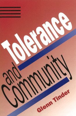 bokomslag Tolerance and Community