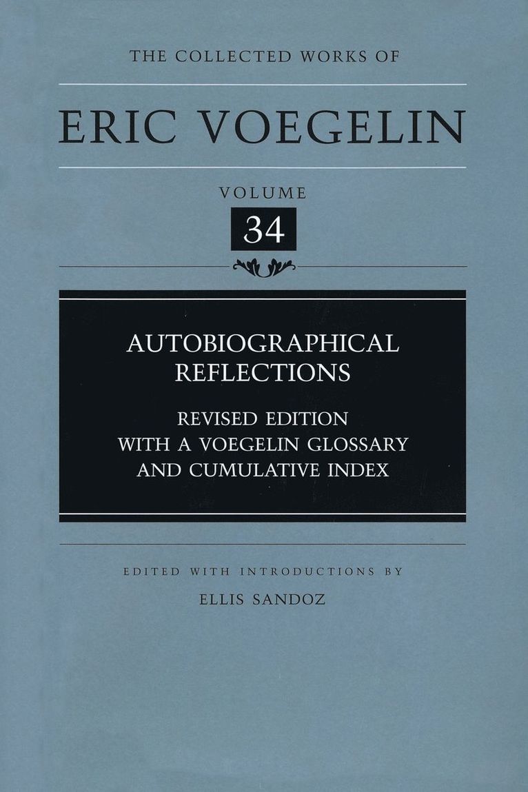 Autobiographical Reflections (CW34) 1