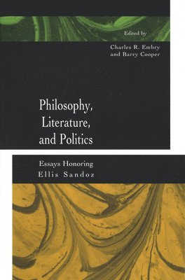 Philosophy, Literature, and Politics 1