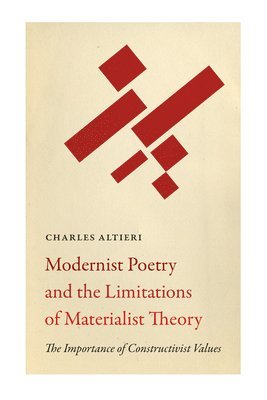 bokomslag Modernist Poetry and the Limitations of Materialist Theory