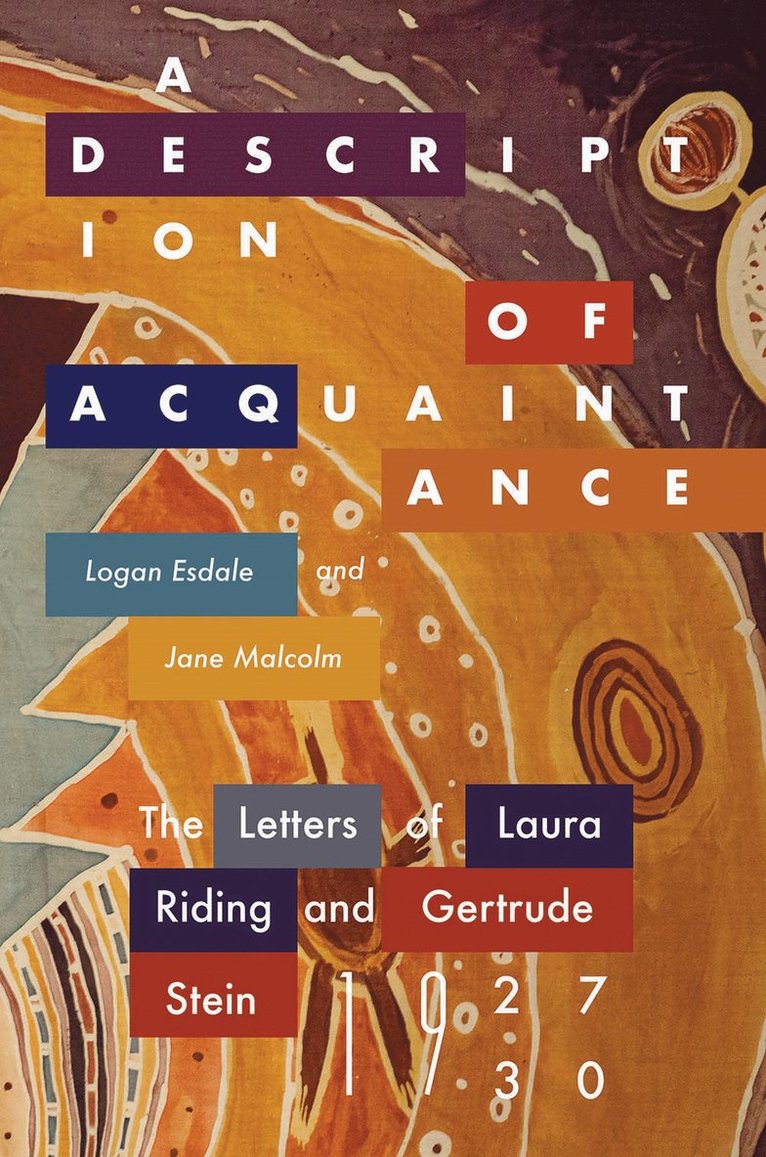 Jane Malcolm, Logan Esdale - Description of Acquaintance, Inbunden