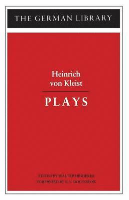 bokomslag Plays: Heinrich von Kleist