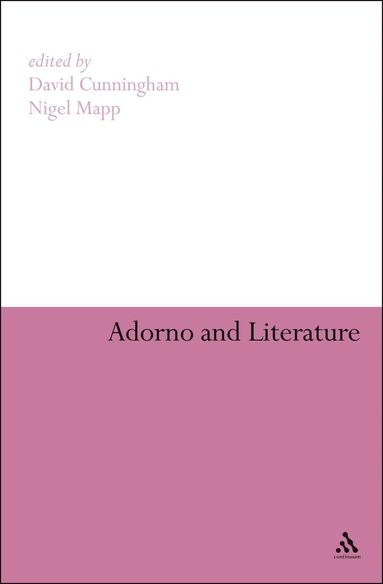 bokomslag Adorno and Literature