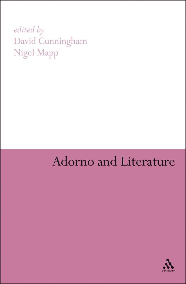 Adorno and Literature