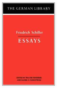 bokomslag Essays: Friedrich Schiller