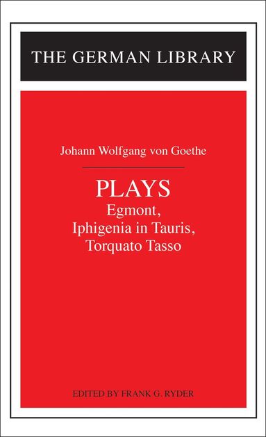 bokomslag Plays: Johann Wolfgang von Goethe