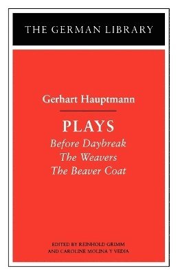 bokomslag Plays: Gerhart Hauptmann