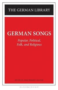 bokomslag German Songs