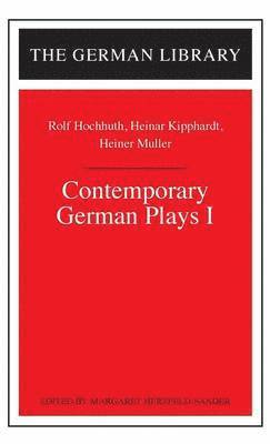 bokomslag Contemporary German Plays I