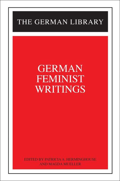 bokomslag German Feminist Writings