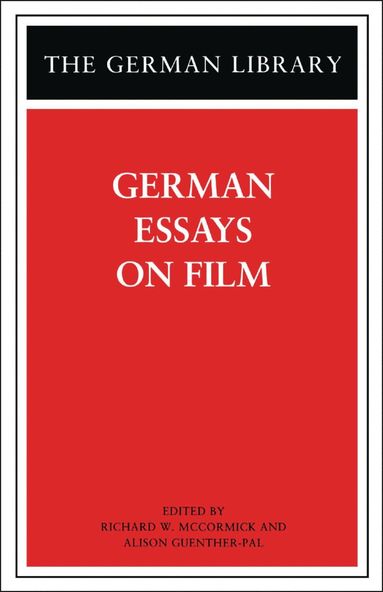 bokomslag German Essays on Film