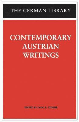 Contemporary Austrian Writings 1