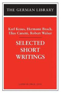 bokomslag Selected Short Writings