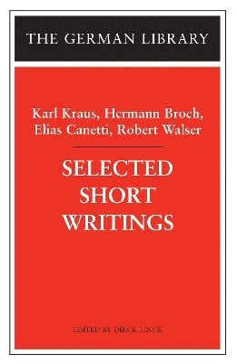 bokomslag Selected Short Writings