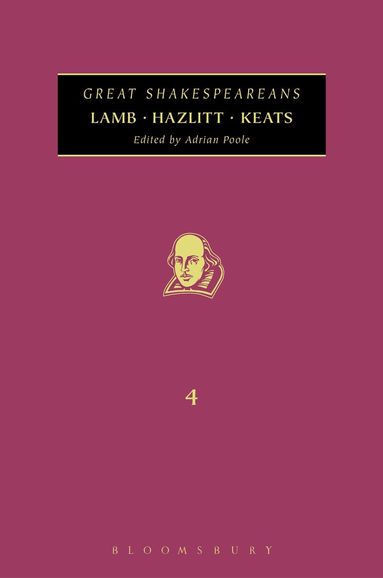 Adrian Poole - Lamb, Hazlitt, Keats, Inbunden