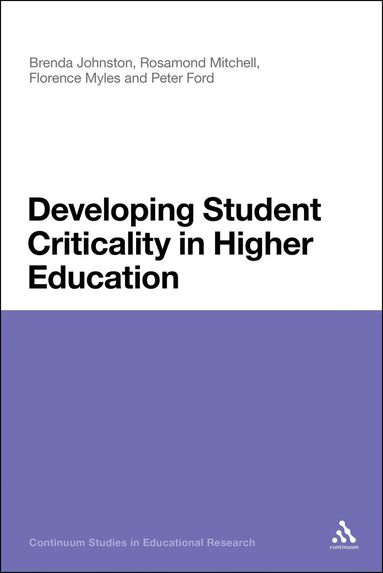 bokomslag Developing Student Criticality in Higher Education